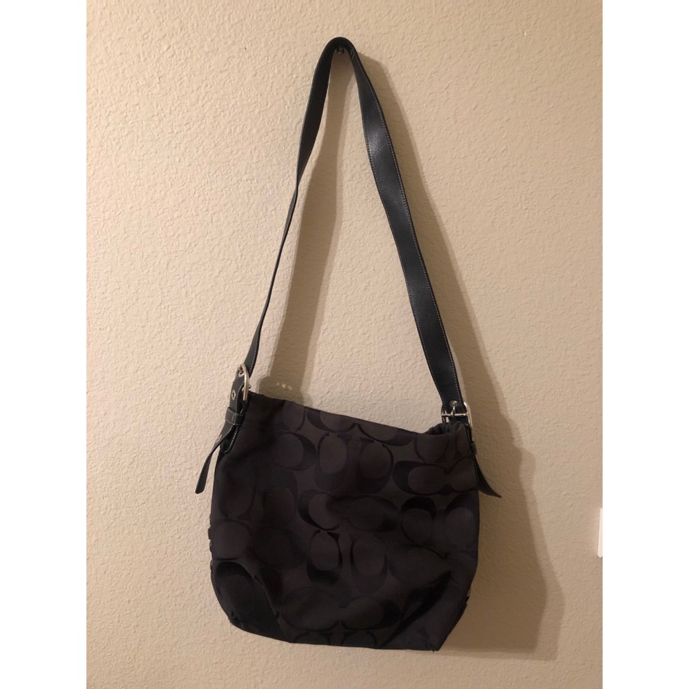 Coach tote bag with zipper